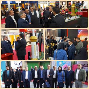 بازدید مدیرعامل شرکت توزیع نیروی برق استان فارس از بیست‌ و چهارمین نمایشگاه بین المللی صنعت برق ایران