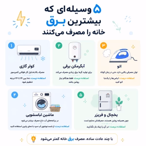 بیشترین-مصرف-برق-خانه-که-انتظار-ندارید