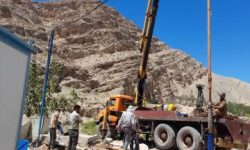 اجرای خط انتقال به طول ۴ هزارو ۷۰۰ متر و آبرسانی به روستای تبادکان