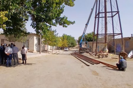 تقویت پایداری آب روستای خیرآباد فاروج