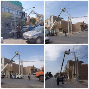 توزیع برق استان قم