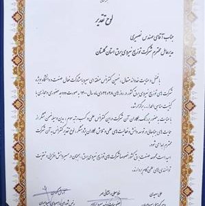 افتخاری دیگر برای شرکت توزیع برق استان گلستان