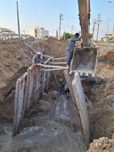 تکمیل خطوط ورودی و خروجی ایستگاه پمپاژ فاضلاب کوی مطهری گناوه