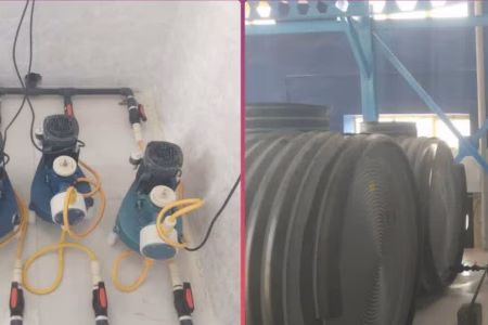 جایگزینی سامانه گندزدایی محولی آب‌ژاول در بوشهر و برازجان به جای تجهیزات قدیمی