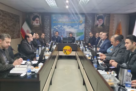 جلسه ارزیابی مدیریت مصرف شرکت توزیع نیروی برق استان اردبیل