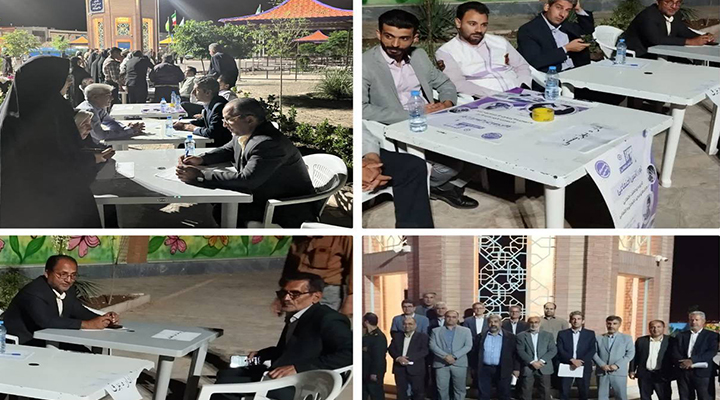 حضور مدیر امور بیرجند در میز خدمت روستای حاجی آباد