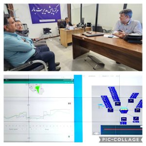حضور مدیرعامل شرکت در مرکز پایش مدیریت بار