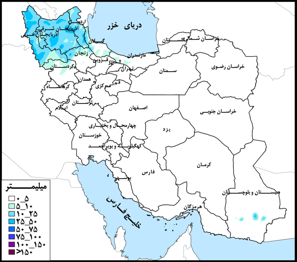 حوضه دریاچه ارومیه پرباران‌ترین حوضه‌ درجه یک کشور