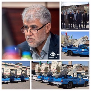 خرید ۴ دستگاه جرثقیل بالابر در توزیع برق کرمانشاه