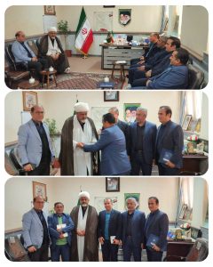 دیدار قائم مقام شرکت آب وفاضلاب استان اردبیل با امام جمعه شهرستان نمین