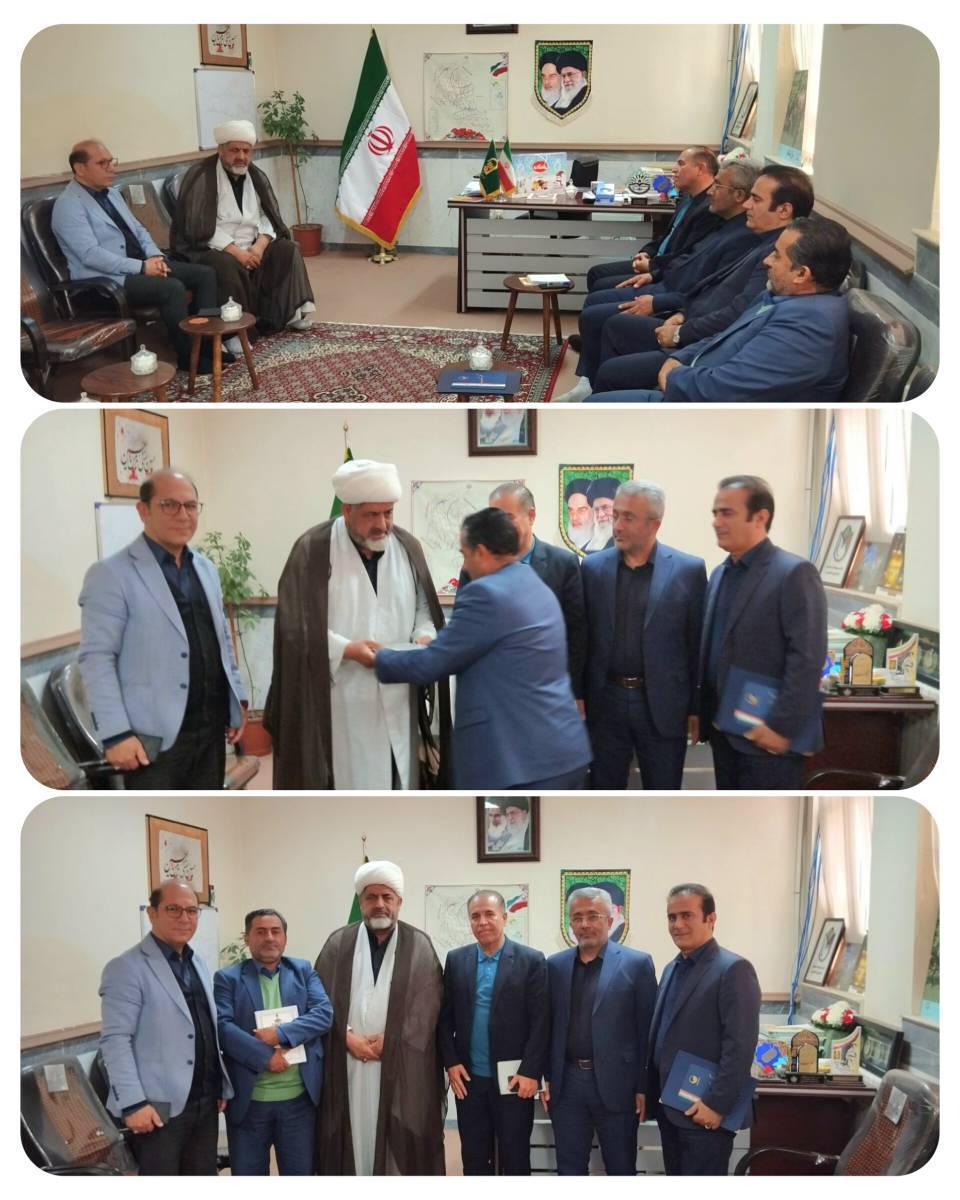 دیدار قائم مقام شرکت آب وفاضلاب استان اردبیل با امام جمعه شهرستان نمین