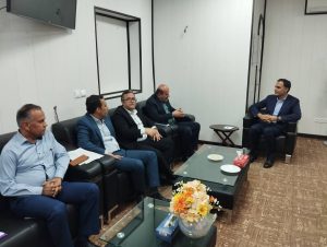 دیدار مدیر عامل و مدیران شرکت برق با معاون توسعه مدیریت و منابع استانداری بوشهر