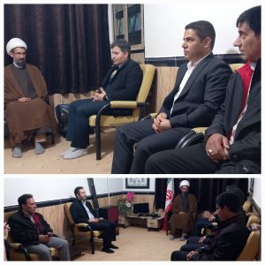دیدار مدیرعامل شرکت توزیع نیروی برق استان ایلام با امام جمعه سیروان