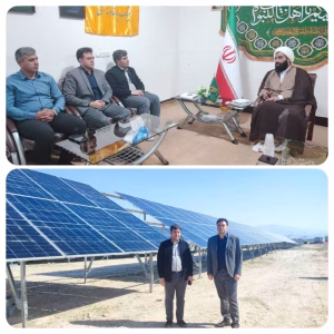 دیدار مدیرعامل شرکت توزیع نیروی برق استان ایلام با امام جمعه دهلران