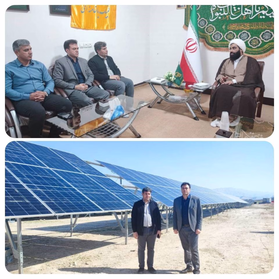دیدار مدیرعامل شرکت توزیع نیروی برق استان ایلام با امام جمعه دهلران
