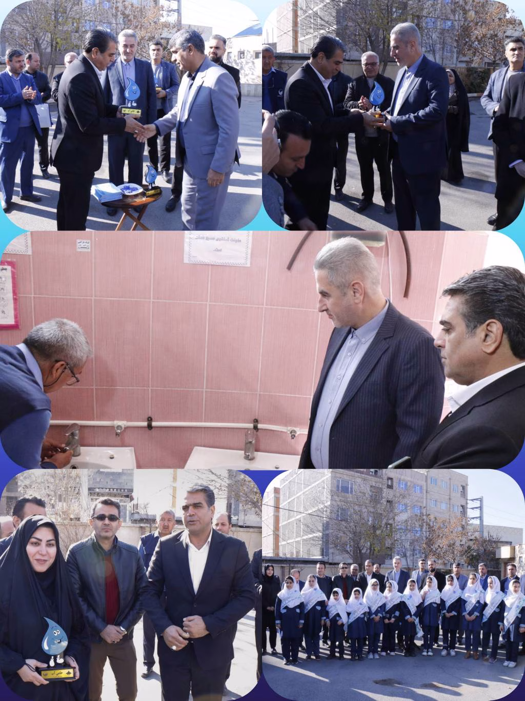 اقدامی نمادین در راستای تأکید بر مسئولیت‌پذیری مدیران و نهادهای اجرایی در فرهنگ‌سازی مصرف بهینه آب