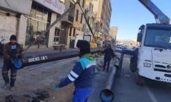 رفع تعارض تأسیسات آب با پروژه پل روگذر بزرگراه باقری در تهرانپارس