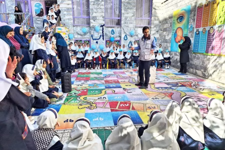 برگزاری سیزدهمین جشن آب در مدارس نــیــشــابــور