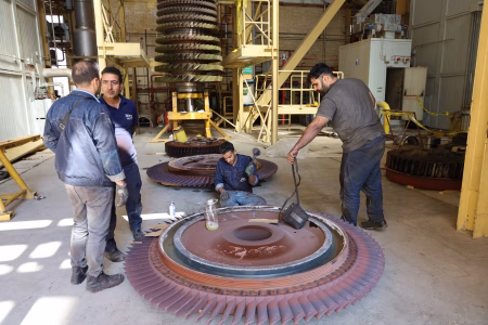 شتاب در تعمیرات نیروگاه شهید سلیمانی کرمان