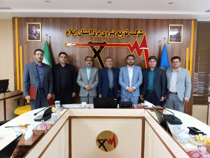 معرفی شعبان چگنی به عنوان مدیر حراست شرکت توزیع برق استان ایلام