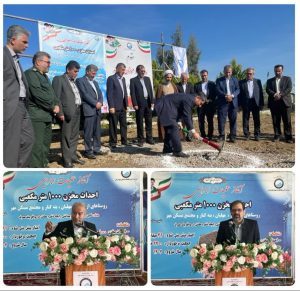 عملیات اجرایی احداث ۲ باب مخزن ذخیره در شهر آستانه سرا و مجتمع ازباران آغاز شد