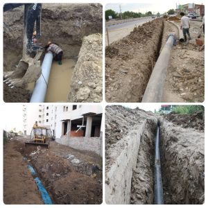 پیشرفت 80 درصدی اجرای طرح آبرسانی در مسکن مهر سارویه شهرستان ساری
