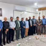 عیادت مدیرعامل برق اهواز از همکار آسیب دیده حین اصلاح شبکه برق پس از حمله دشمن