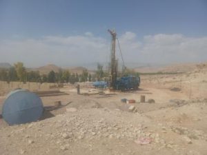آغاز عملیات حفر یک حلقه چاه آهکی
