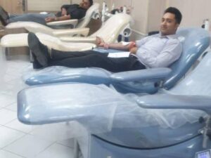 اهداخون توسط جمعی از کارکنان امور آبفا شهرستان فسا