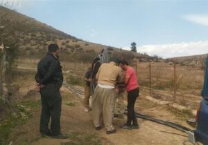 قطع انشعاب غیرمجاز شخصی حقیقی از رودخانه محلی لویه