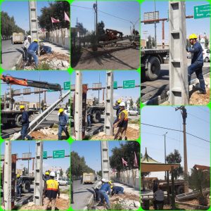 برگزاری مانور جهادی استحکام فیدرهای توزیع در مهران