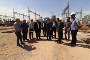 بازدید مدیرکل برنامه‌ریزی توسعه شبکه انتقال توانیر از طرحهای حیاتی برق منطقه‌ای زنجان