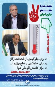 دعوت مدیریت مصرف انرژی و پیوستن به پویش «دو درجه کم‌تر»
