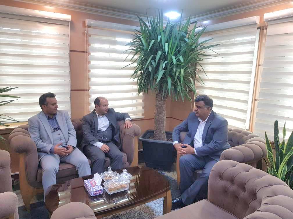 نشست تعاملی مدیر روابط عمومی آبفای شرق با شهردار بومهن