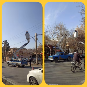 نصب ۱۴۰۰ دستگاه چراغ LED در خیابان‌ها و بزرگراه‌های شاخص اصفهان طی هفته گذشته