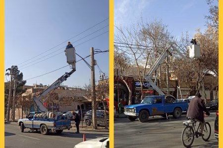 نصب ۱۴۰۰ دستگاه چراغ LED در خیابان‌ها و بزرگراه‌های شاخص اصفهان طی هفته گذشته