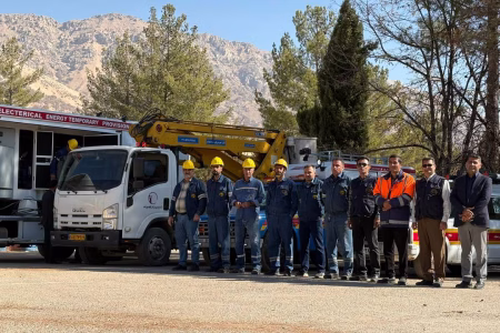 نمایش آمادگی شرکت توزیع نیروی برق استان کهگیلویه و بویراحمد در مانور زلزله