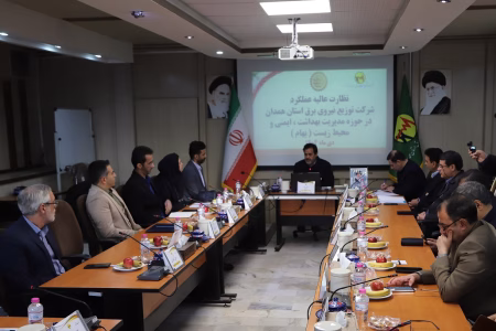 ایمنی توزیع برق زیربنای پایداری شبکه و سلامت جامعه در همدان