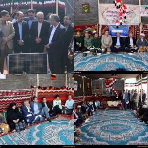 واگذاری پنل های خورشیدی قابل حمل به عشایر شهرستان دشتی