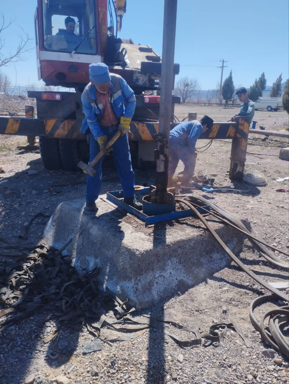 آغازپایدارسازی آبرسانی به ۱۳ روستای گناباد