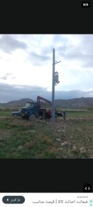 پروژه احداث شبکه برق رسانی به چاه آب شرب مجتمع دو روستایی گپی