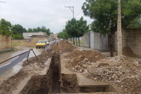 پروژه بزرگ آبرسانی روستایی با مشارکت حاج اکبر ابراهیمی به ثمر نشست