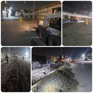 پیشرفت ۹۰ درصدی لوله‌گذاری خط انتقال دو حلقه چاه در روستای مرتضی‌گرد