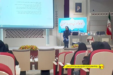 کارگاه آموزشی روابط سالم همسران ویژه بانوان توزیع برق زنجان برگزار شد