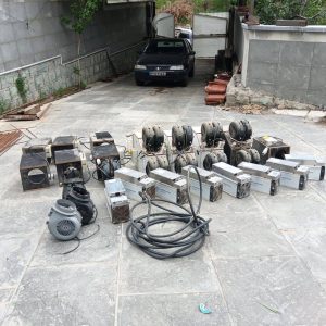 کشف ٨ دستگاه غیرمجاز استخراج رمز ارز در روستای‌ آتشگاه شهر کرج