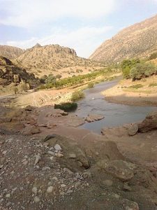 رودخانه کشکان در محل پلدختر