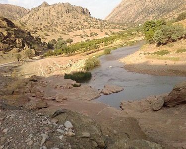 کاهش 93 درصدی آبدهی رودخانه کشکان در محل پلدختر