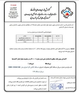 گواهینامه استاندارد ملی 16000 موتورخانه‌های آب منطقه‌ای خراسان رضوی